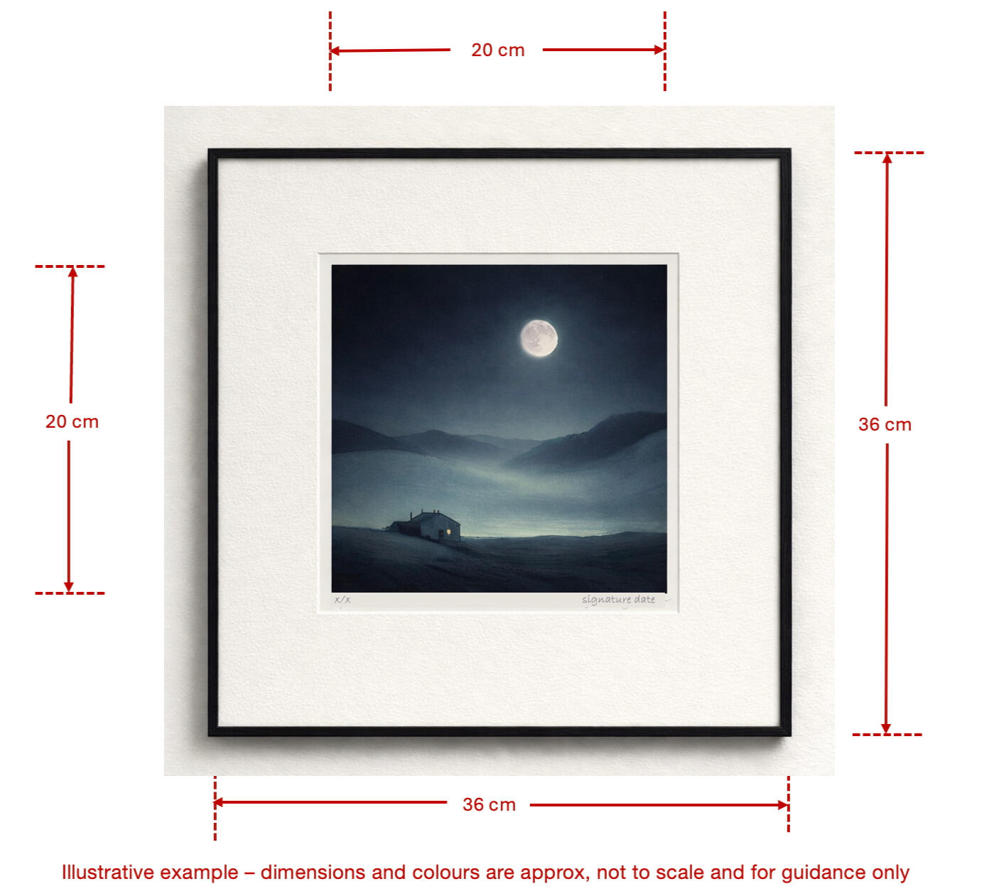 Printed on Hahnemuhle Museum Etching Paper 310gsm. Bespoke options can be discussed.