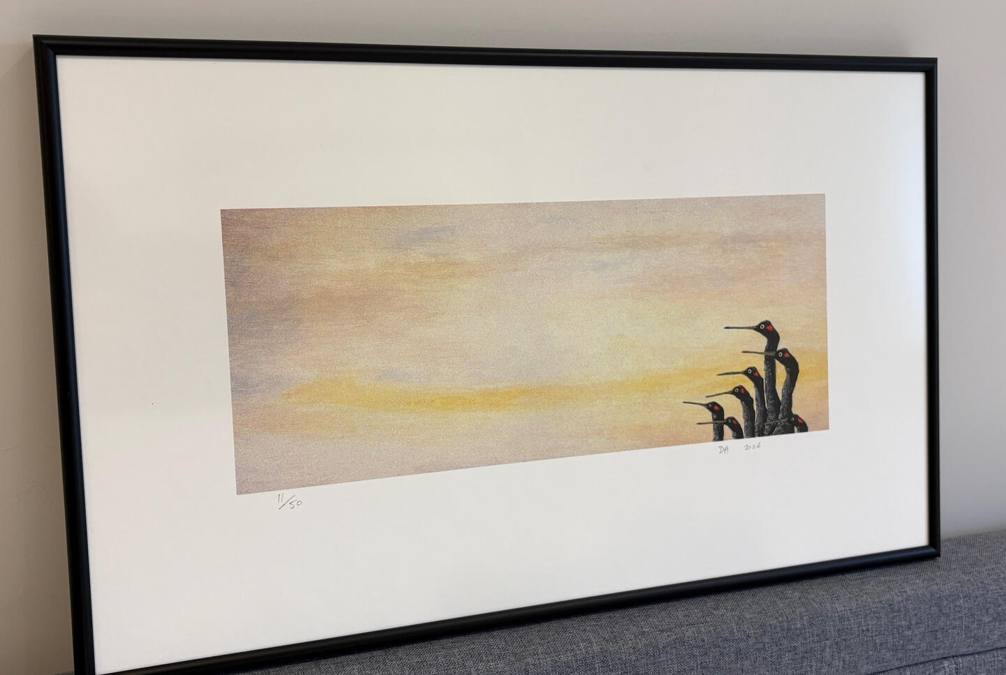 framed without mat (print only)